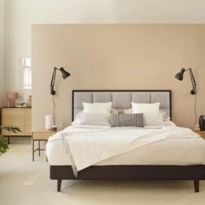 A detailed product description for the Hypnos Cotton Origins 8 mattress. It highlights the mattress's generous cotton and wool content, ReActivePro™ spring system, and sustainable design, along with dimensions, weight, and a 10-year guarantee.