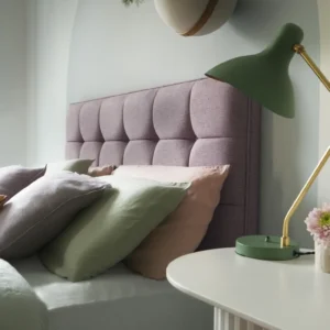 A detailed product description for the Hypnos Luxury No Turn 9 mattress. It highlights the mattress's three layers of natural latex, ReActivePro™ 9-turn pocket spring system, and double-sided design, along with dimensions, weight, and a 10-year guarantee.