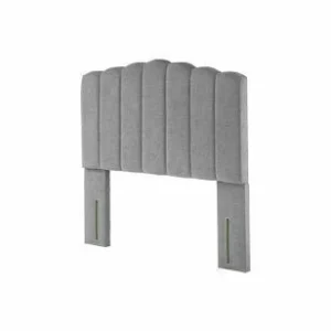 A diagram of a deep headboard with detachable legs. The image highlights the supportive construction and the convenience of the easy access legs.