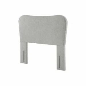 A diagram of a deep headboard with detachable legs. The image highlights the supportive construction and the convenience of the easy access legs.