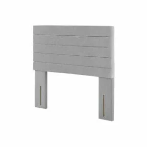A diagram of a deep headboard with detachable legs. The image highlights the supportive construction and the convenience of the easy access legs.