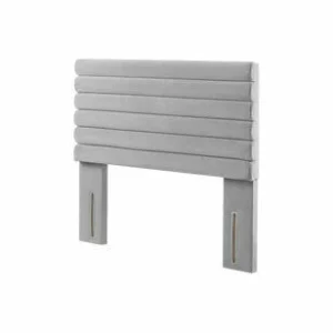 A diagram of a deep headboard with detachable legs. The image highlights the supportive construction and the convenience of the easy access legs.