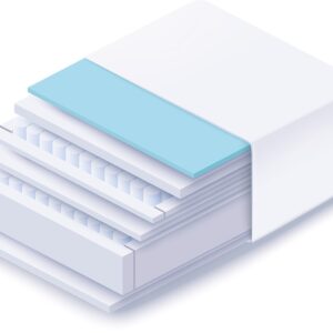 A screenshot of the Breasley Uno Exclusive Majestic Grand mattress product page. The page shows a full-size mattress and highlights key features such as a 5-year guarantee, CertiPUR-EU foam, and its luxury dual-spring system.