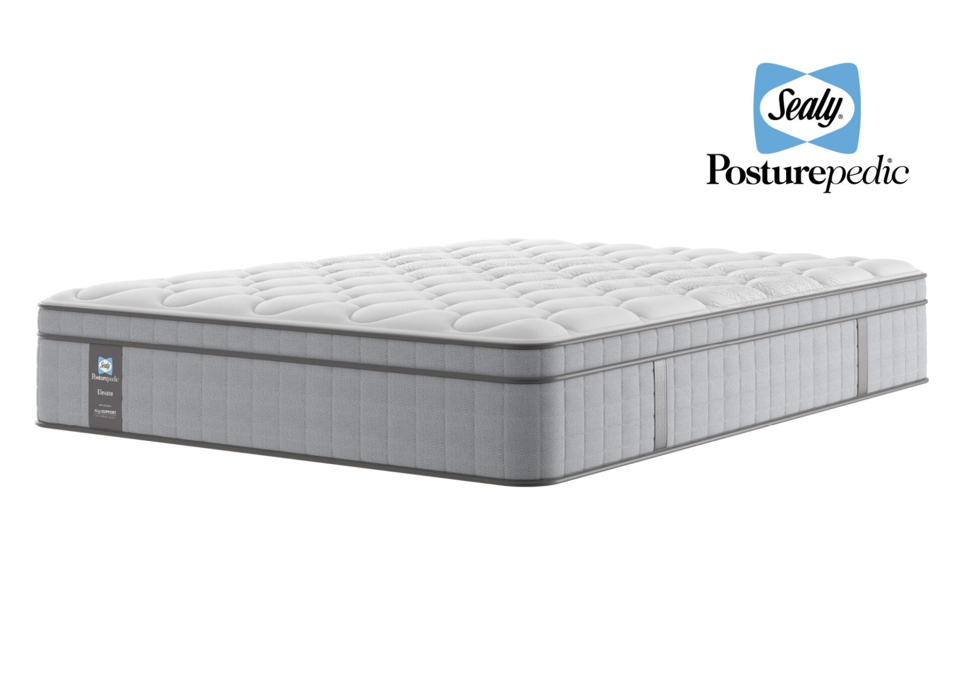 A luxurious shot of the Edison Luxury Plush Mattress, placed on a classic divan base with a curved upholstered headboard, featuring a large "NBF Awards - Bed Product of the Year" winner badge prominently displayed over the bed. The mattress has a deep quilted white top.