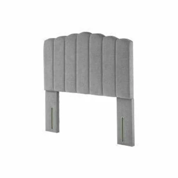 A diagram of a deep headboard with detachable legs. The image highlights the supportive construction and the convenience of the easy access legs.