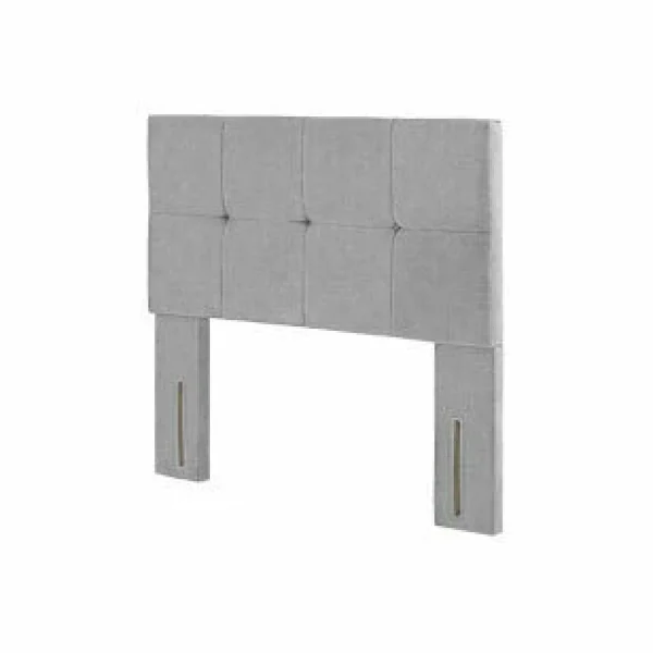 A diagram of a deep headboard with detachable legs. The image highlights the supportive construction and the convenience of the easy access legs.