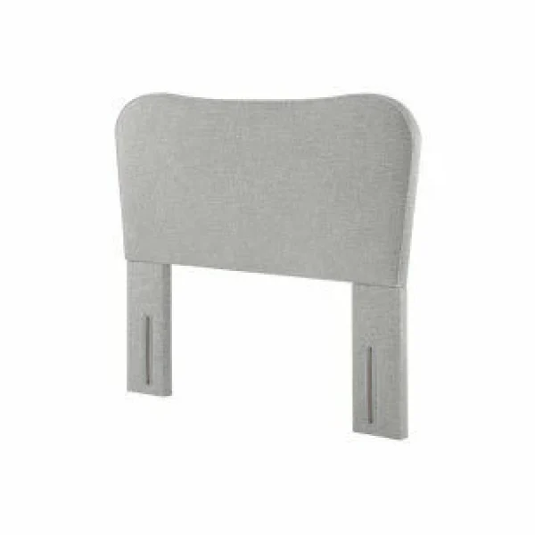 A diagram of a deep headboard with detachable legs. The image highlights the supportive construction and the convenience of the easy access legs.