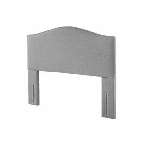 A diagram of a deep headboard with detachable legs. The image highlights the supportive construction and the convenience of the easy access legs.