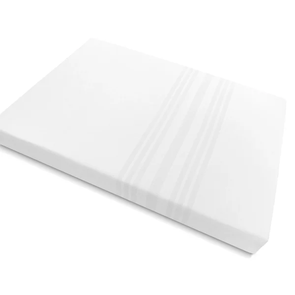 A screenshot of the Breasley Uno EcoBrease Active 1000 Firm mattress product page. The page shows a full-size mattress on a white divan base with a headboard. It highlights key features such as a 5-year guarantee, CertiPUR-EU foam, and its medium-to-firm feel.