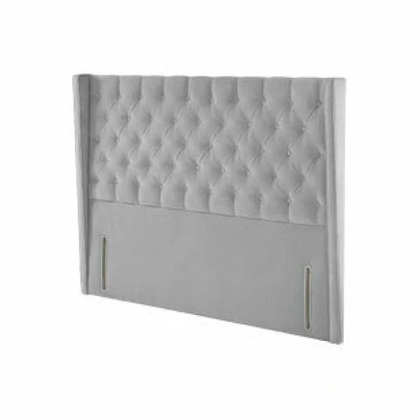 A diagram of a deep, winged headboard. The image highlights the supportive construction and the enhanced comfort.